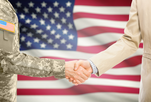 Veteran Handshake Veteran Handshake